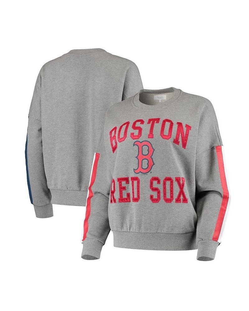 Women's Heather Gray Boston Red Sox Slouchy Freshman Sweatshirt Heathered Gray $44.81 Sweatshirts