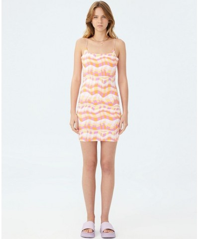 Women's Bodycon Scoop Neck Mini Dress Multi $25.49 Dresses