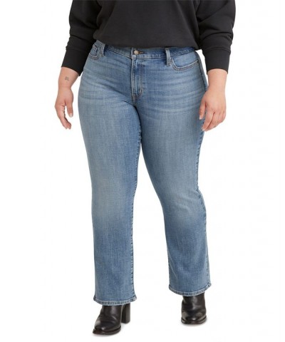 Trendy Plus Size Vintage Bootcut Jeans Stay Put $30.80 Jeans