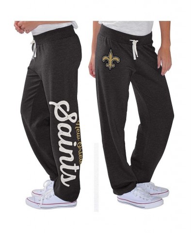 Women's Black New Orleans Saints Scrimmage Fleece Pants Black $28.79 Pants