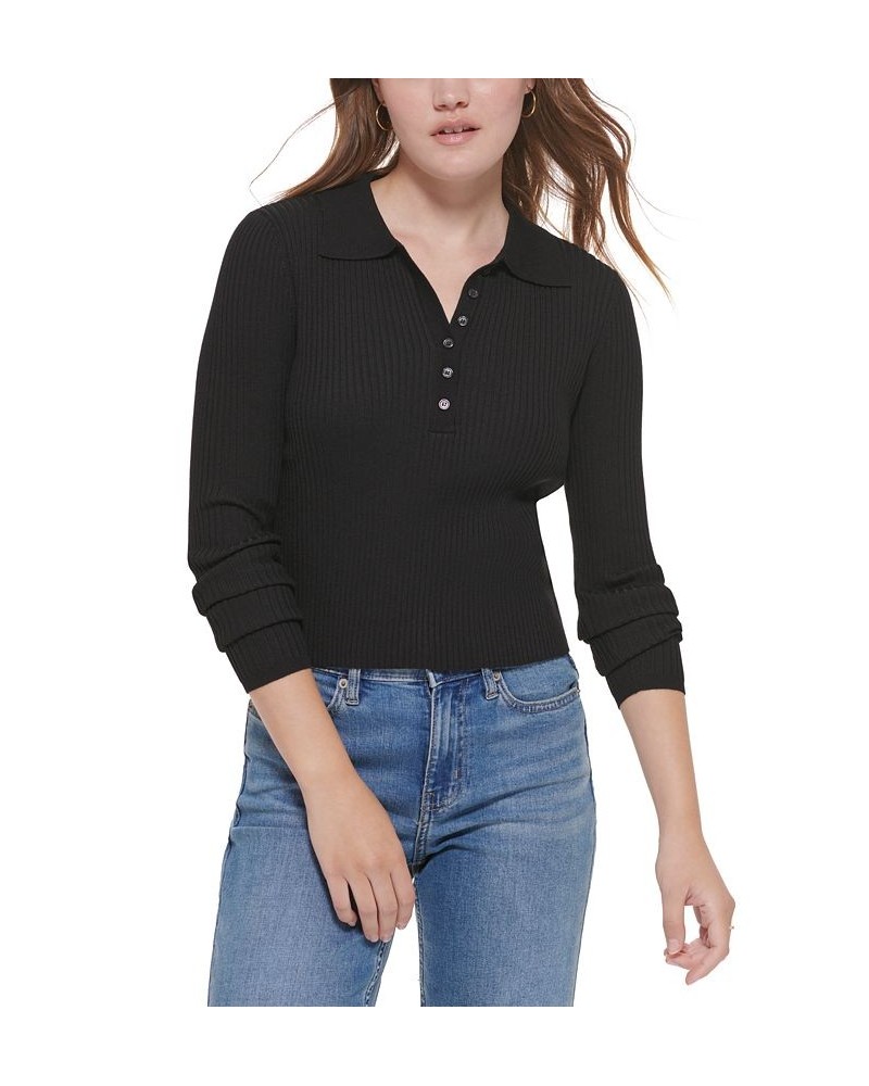 Women's Polo Shirt & Straight-Leg Jeans Golden Spice $17.89 Outfits