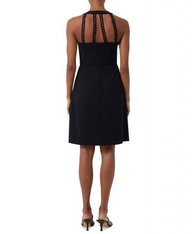 Women's Ruth Square-Neck Sleeveless Sheath Dress Black $32.60 Dresses