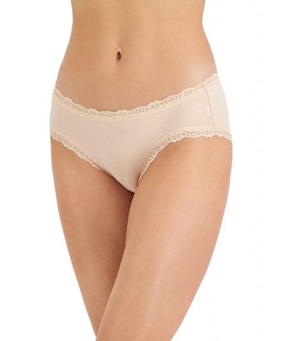 Women’s Lace Trim Hipster Underwear Chai (Nude 5) $14.24 Panty