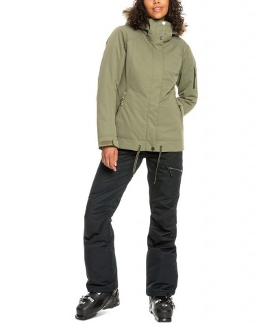 Juniors' Meade Removable Hood Snow Jacket Deep Lichen Green $57.71 Jackets