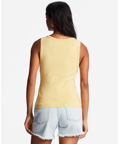 Juniors' So Much Mahalo Cotton Tank Top Shes Sunny $16.54 Tops