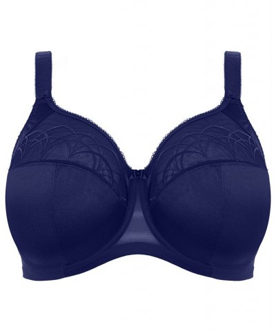 Cate Full Figure Underwire Lace Cup Bra EL4030 Online Only Blue $35.19 Bras