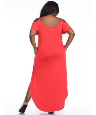 Plus Size Lexi Maxi Dress Red $38.16 Dresses