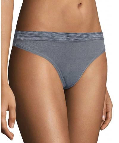 Women's Sport Thong Underwear DMMSMT Gray $9.57 Panty