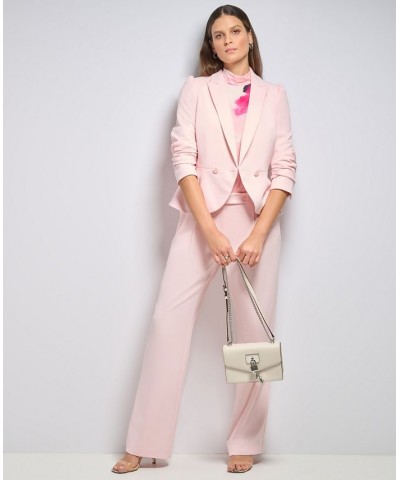 Women's Two-Button Peplum Blazer Rose Quartz $41.86 Jackets