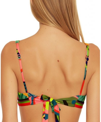 Rainforest Halter Bikini Top High Waist Bottoms & Cover-Up Pants Multi $84.28 Swimsuits