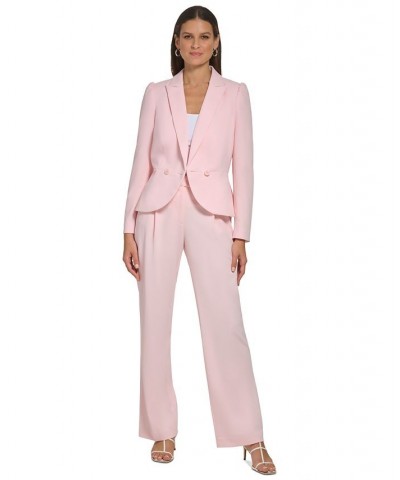 Women's Two-Button Peplum Blazer Rose Quartz $41.86 Jackets