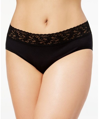 Organic Cotton Plus Size Conscience French Brief 892461X Black $16.42 Panty