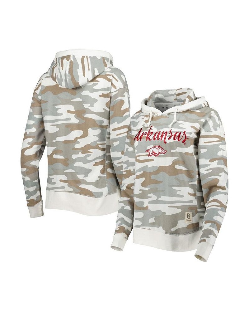 Women's Camo Arkansas Razorbacks San Pablo Pullover Hoodie Camo $36.75 Sweatshirts