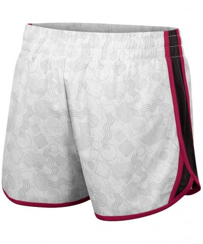 Women's White and Black Arizona State Sun Devils The Plastics Geo Print Shorts White, Black $18.90 Shorts