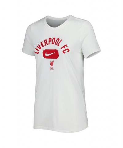 Women's White Liverpool Lockup Legend Performance T-shirt White $18.45 Tops