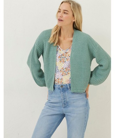 Anna Cardigan - Women Green $37.18 Sweaters