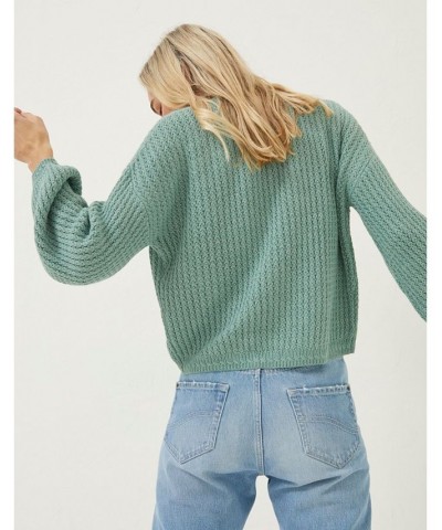 Anna Cardigan - Women Green $37.18 Sweaters
