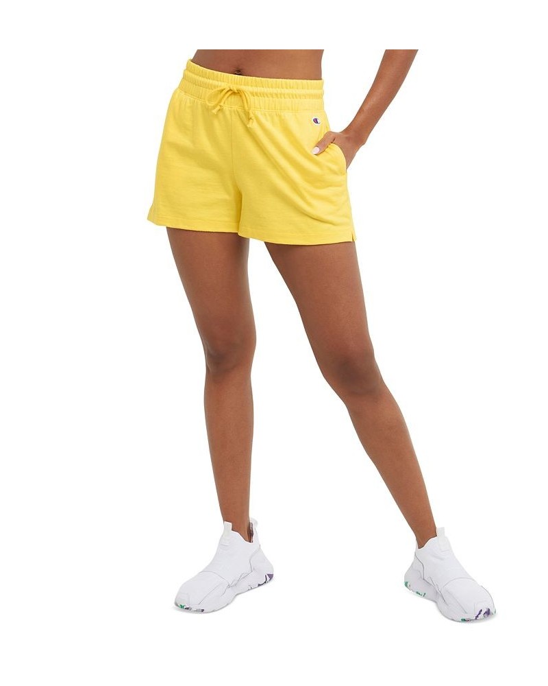 Women's Cotton Pull-On Drawstring Shorts Yellow Stone $17.25 Shorts