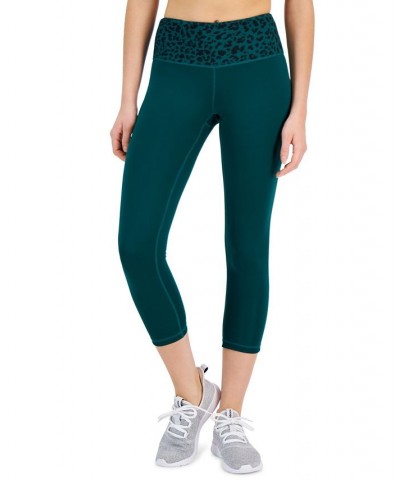 Petite Reversible Mid-Rise 7/8-Leggings Green $10.23 Pants