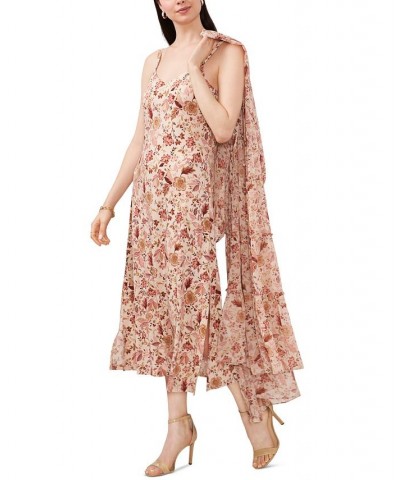 Women's Jersey-Fabric Maxi Dress and Long-Sleeve Jacket Delicacy $43.86 Dresses