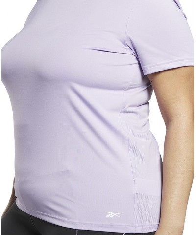 Plus Size Identity Training Speedwick T-Shirt Purple $13.44 Tops