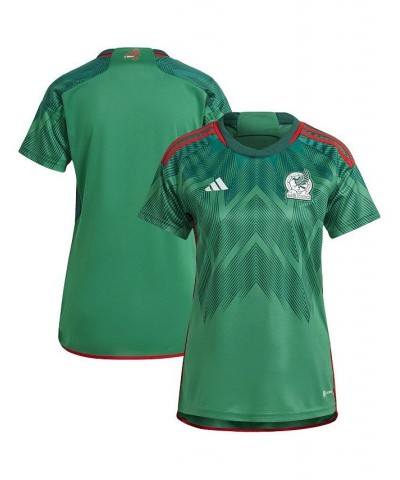 Women's Green Mexico National Team 2022/23 Home Blank Replica Jersey Green $45.00 Jersey