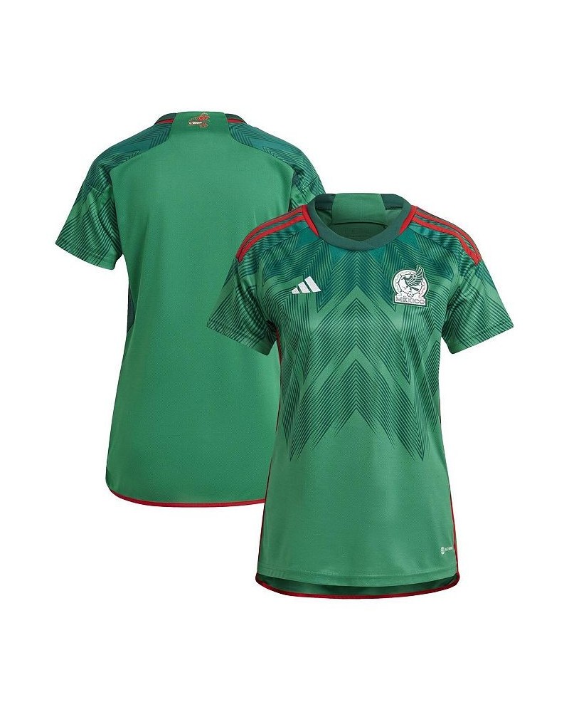 Women's Green Mexico National Team 2022/23 Home Blank Replica Jersey Green $45.00 Jersey