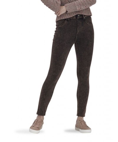 Women's Ultra Soft Denim High Rise Leggings Cinnamon Acid Wash $27.26 Pants