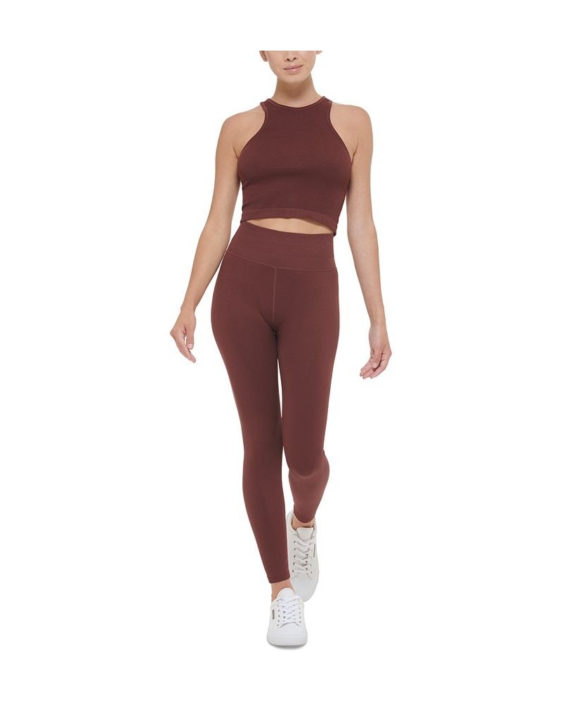 Women's Cropped Top Bitter Chocolate $17.84 Tops