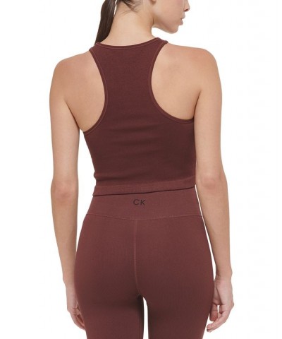 Women's Cropped Top Bitter Chocolate $17.84 Tops