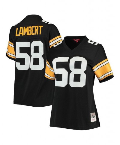 Women's Jack Lambert Black Pittsburgh Steelers Legacy Replica Player Jersey Black $49.30 Jersey