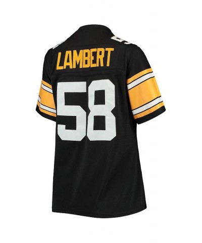 Women's Jack Lambert Black Pittsburgh Steelers Legacy Replica Player Jersey Black $49.30 Jersey