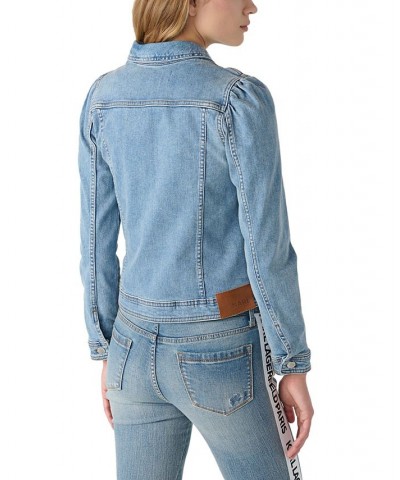 Women's Denim Jacket With KLP Pins Bluestar $38.85 Jackets