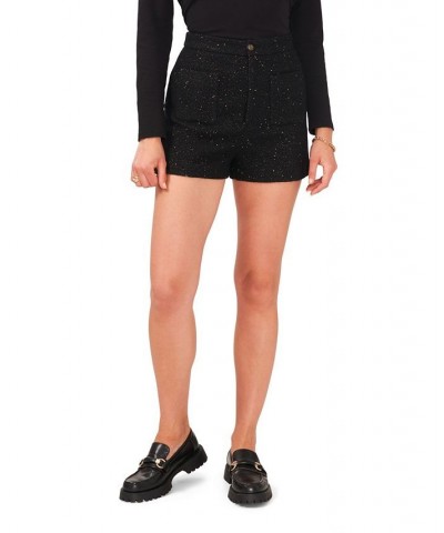Women's Tweed Shorts Rich Black $30.94 Shorts