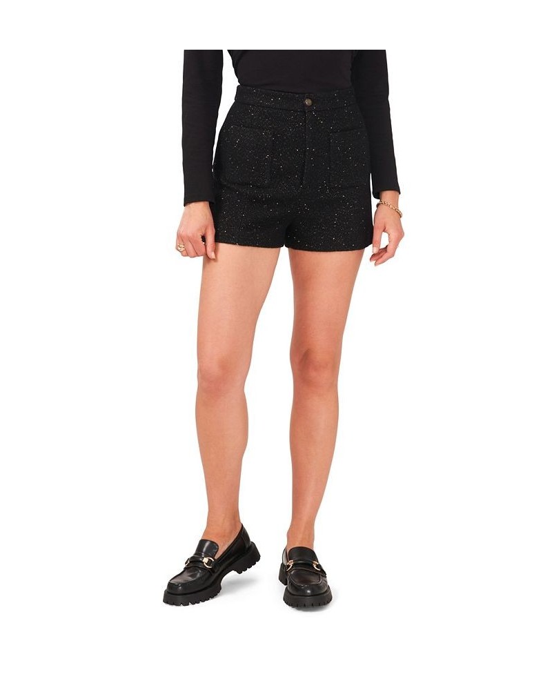 Women's Tweed Shorts Rich Black $30.94 Shorts