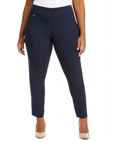Plus Size Tummy-Control Pull-On Skinny Pants Modern Navy $22.49 Pants