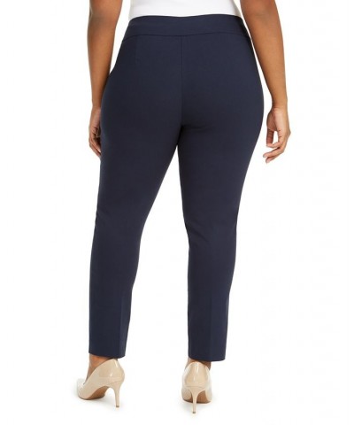 Plus Size Tummy-Control Pull-On Skinny Pants Modern Navy $22.49 Pants