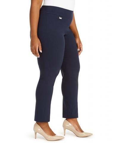 Plus Size Tummy-Control Pull-On Skinny Pants Modern Navy $22.49 Pants