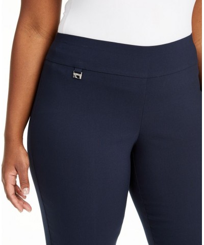 Plus Size Tummy-Control Pull-On Skinny Pants Modern Navy $22.49 Pants