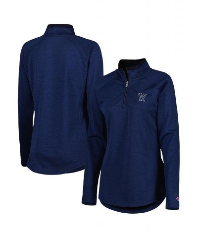 Women's Navy Villanova Wildcats Core Raglan Quarter-Zip Jacket Navy $24.75 Jackets