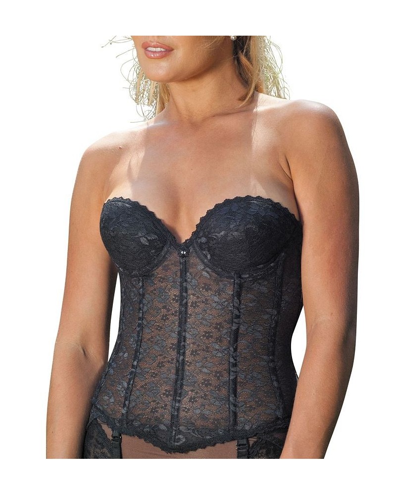 Women's Strapless Bustier Black $35.52 Bras