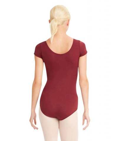 Short Sleeve Leotard Tan/Beige $20.70 Tops