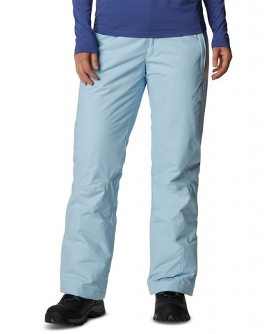 Women's Modern Mountain Internal-Gaiter Snow Pants Spring Blue $36.48 Pants