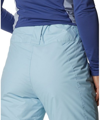 Women's Modern Mountain Internal-Gaiter Snow Pants Spring Blue $36.48 Pants