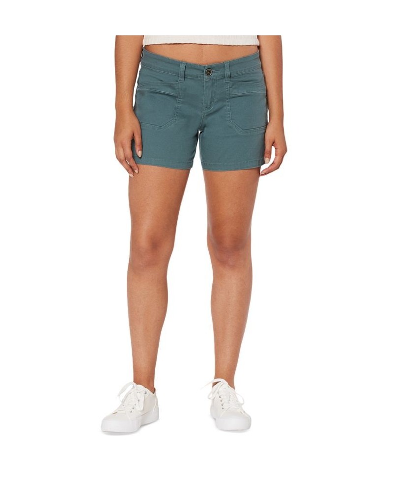 Juniors' Darcy Stretch Twill Shorts Juniper Be $14.57 Shorts