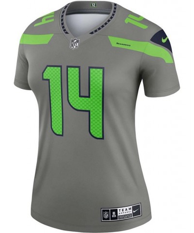 Women's DK Metcalf Gray Seattle Seahawks Inverted Legend Jersey $46.20 Jersey