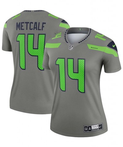 Women's DK Metcalf Gray Seattle Seahawks Inverted Legend Jersey $46.20 Jersey