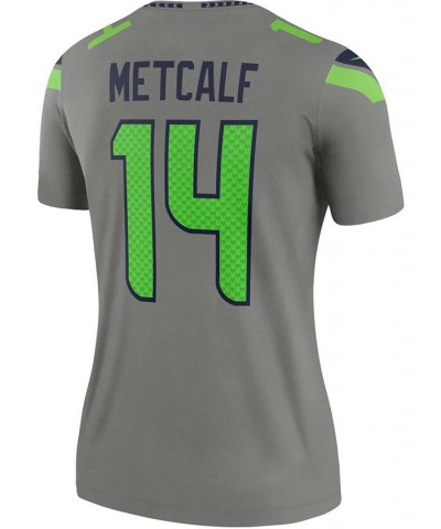 Women's DK Metcalf Gray Seattle Seahawks Inverted Legend Jersey $46.20 Jersey