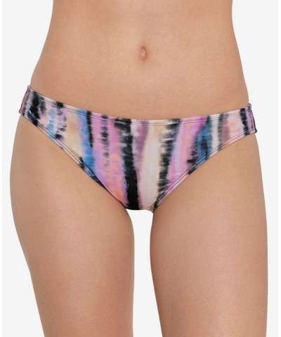 Juniors' Tie-Dyed Hipster Bikini Bottoms Evening Paradise Multi $16.79 Swimsuits
