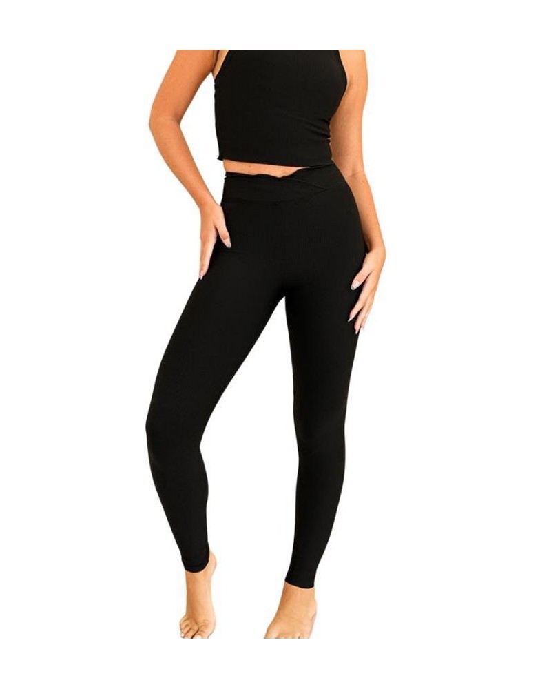 Women's Lustre Active Leggings Black $20.68 Pants